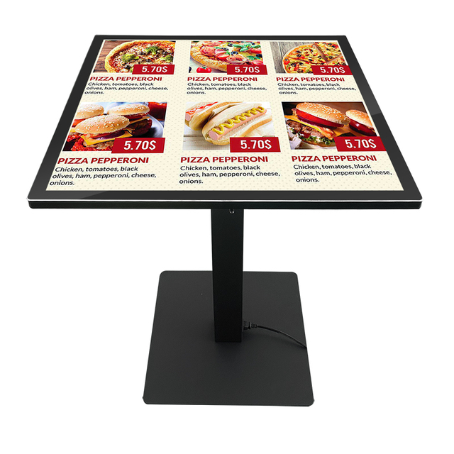Indoor 4K 43 55 Wifi android System LCD kiosk Interactive Coffee Smart kids game info show Waterproof Touch Screen Table