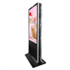 43 49 55 Inch Ultra Thin Dual Screen Video Lcd Touch Display Advertising Player Totem Double Side Stand Digital Signage