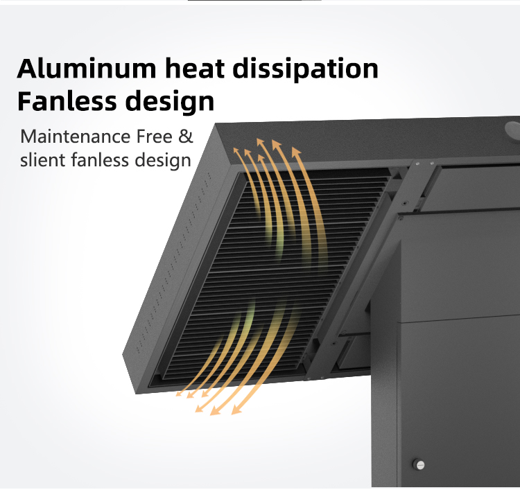 Outdoor Capacitive Touch Digital Signage Totem with Weather-Proof Design