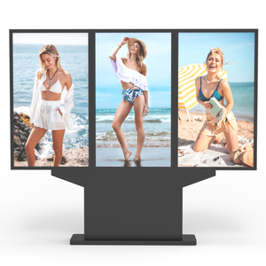 intelligent photosensitive technology commercial stand lcd digital screen high brightness advertising video player ip66 tv signage 