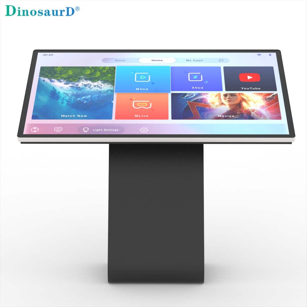 Indoor Free Standing Capacitive Touch Screen LCD Display Inqury Kiosk for Exhibition Activity