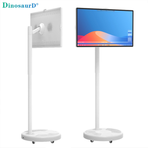 built-in camera long battery life wireless broadcast android os touch screen display wireless smart portable movable intelligent live tv