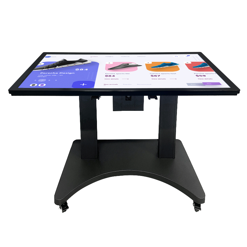 Monitor Flip 10 Point Capacitive Waterproof Intelligent Multi Touch Conference Interactive Display Lcd Lifting Screen Table
