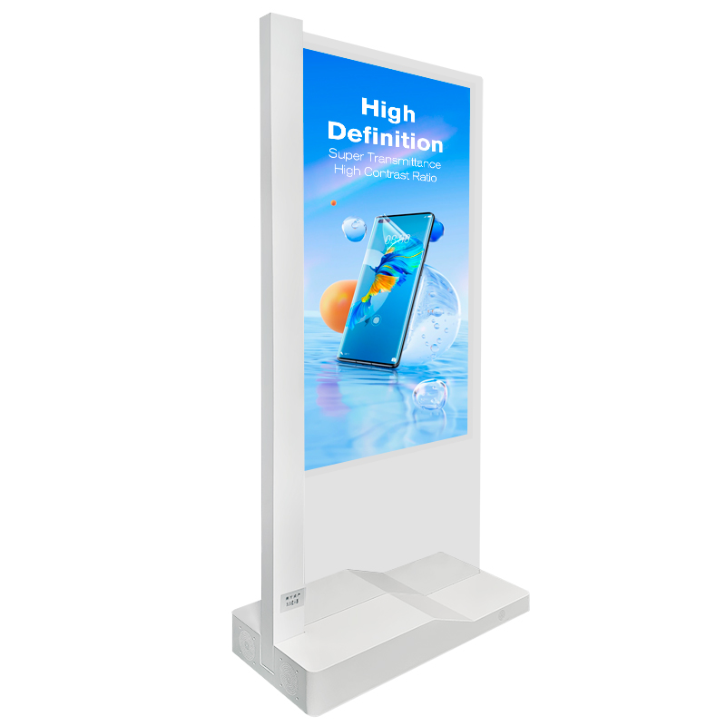Floor Standing Transparent Screen OLED Digital Signage