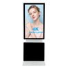 360 Indoor Flexible Touch Screen Signage Digital Rotatable Lcd Display Stand Interactive Player Rotating Advertising Kiosk