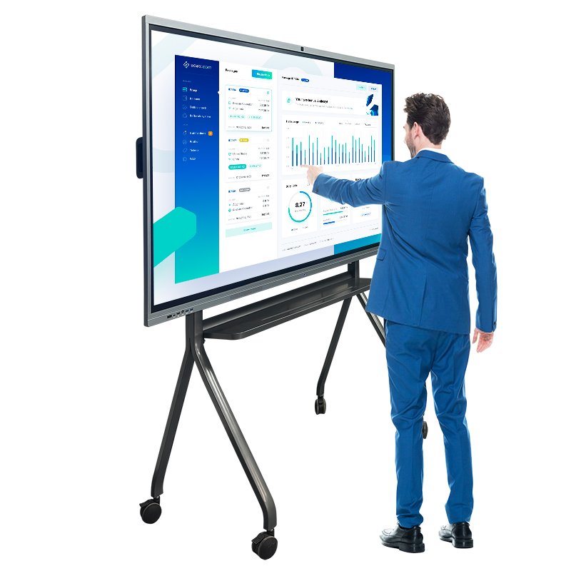 65 75 Inch Multi Pen Touch School Flat Panel LCD Digital Smart Electronic Portable Interactive Whiteboard