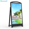 43 49 55 Inch LCD Advertising Free Standing Portable Indoor Vertical Battery Power Kiosk