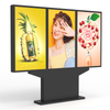 intelligent photosensitive technology commercial stand lcd digital screen high brightness advertising video player ip66 tv signage 