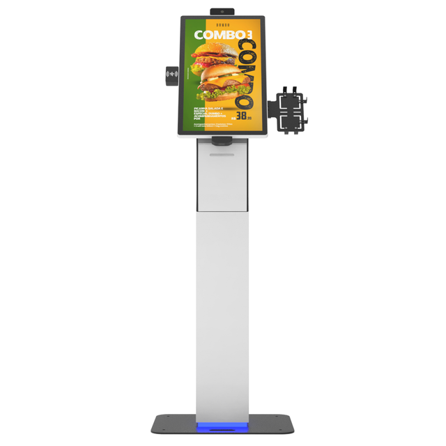 21 24 Inch Self Service Payment Ordering Standing Kiosk for Cafes Restaurant