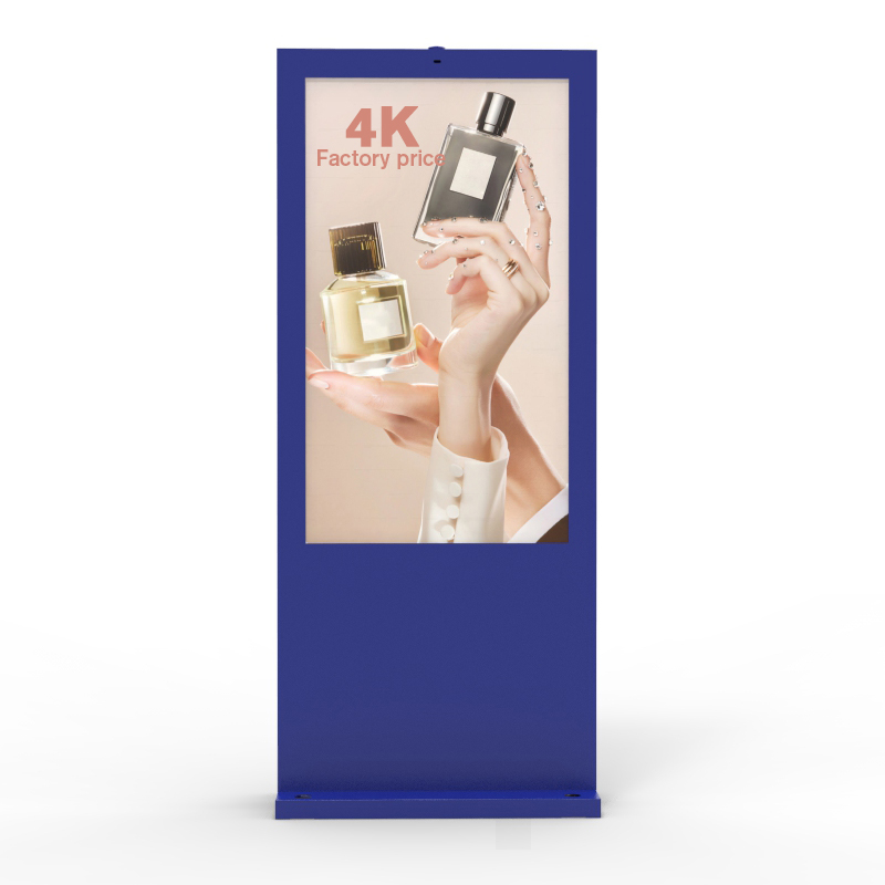 High Brightness 43 Inch Kiosk IP65 Touch 2500nit LCD Digital Advertising Outdoor Floor Standing Waterproof Display