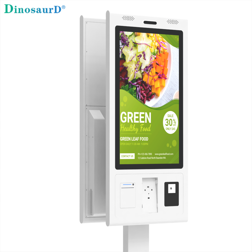 Factory Price All in One Android Windows POS Payment Barcode Scenner Receipt Print Self Service Digital Kiosk