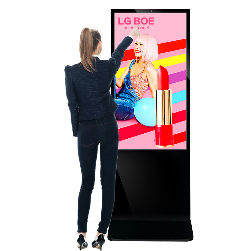 lcd digital vertical kiosk 43 50 55 65 touch interactive smart player display screen 4k indoor advertising stand signage