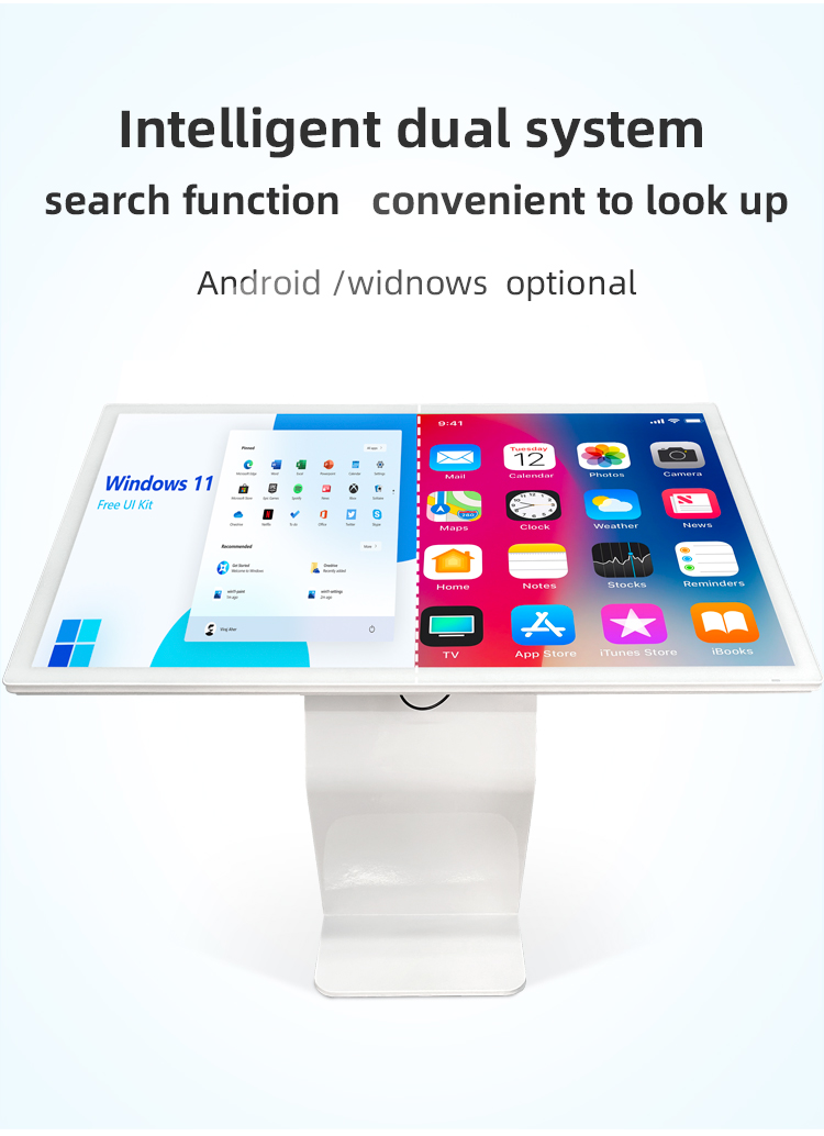 horizontal information screen kiosk 05