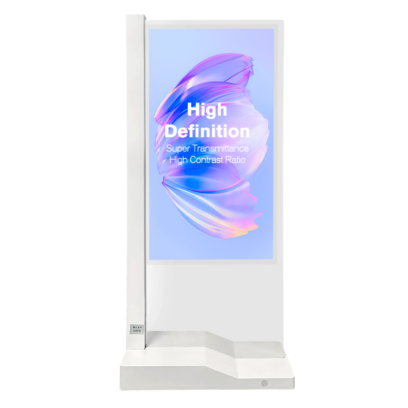 Floor Standing Transparent Screen OLED Digital Signage