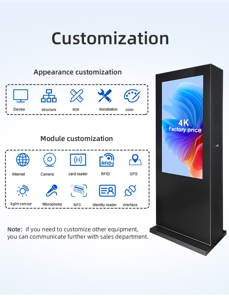 outdoor dual side totem 06