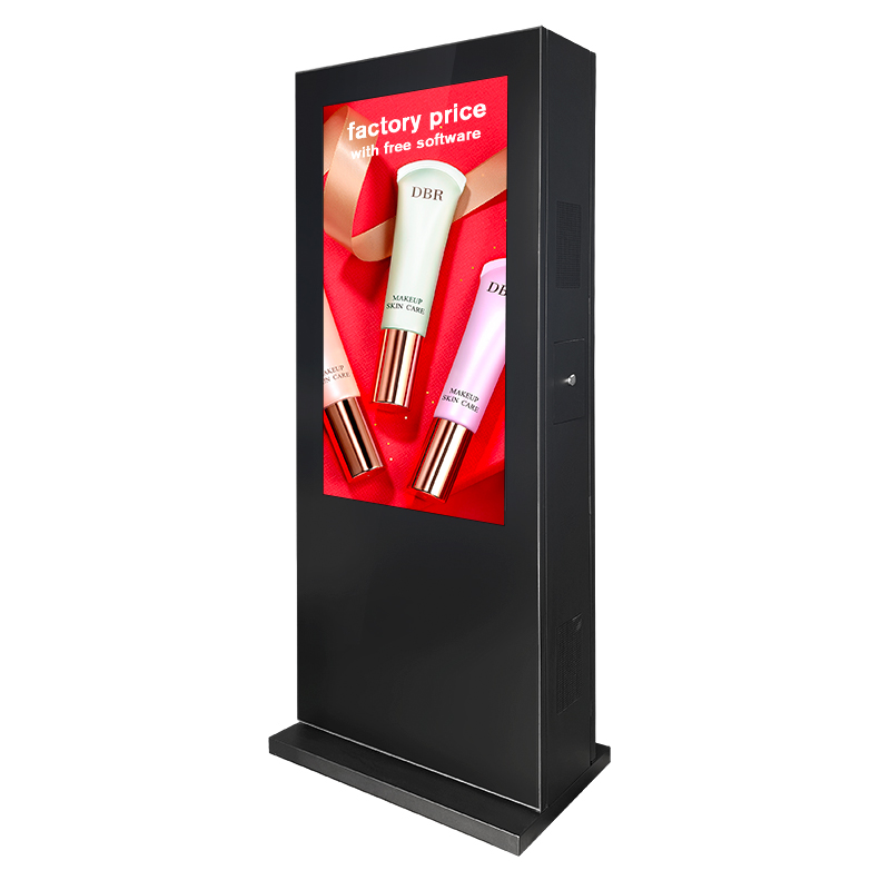 signage dual screen kiosk customized waterproof digital interactive outdoor advertising touch double side totem