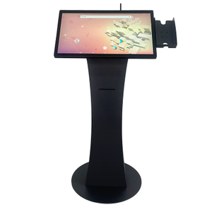 21.5 Inch Screen Fashion Design Display Adjustable Angle Self Payment Kiosks With Printer Scanner Graphic Touch Table Kiosk