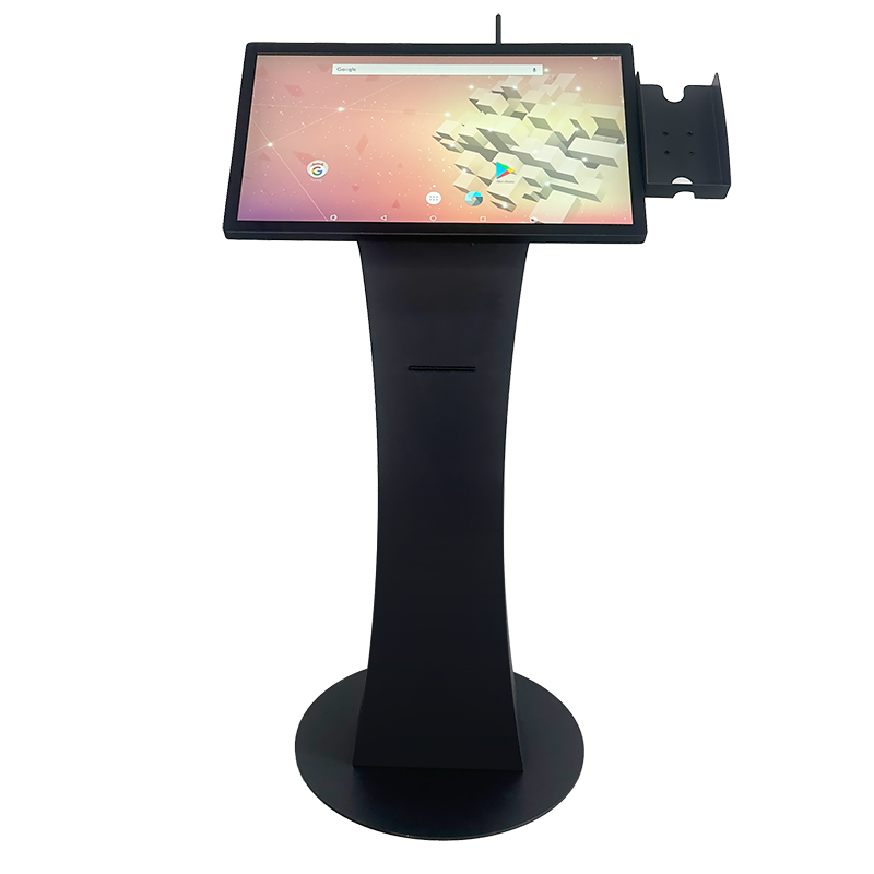 21.5 Inch Screen Fashion Design Display Adjustable Angle Self Payment Kiosks With Printer Scanner Graphic Touch Table Kiosk