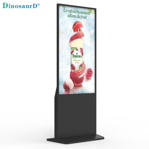 shopping mall poster commercial vertical display indoor touch screen floor stand advertising interactive lcd digital signage