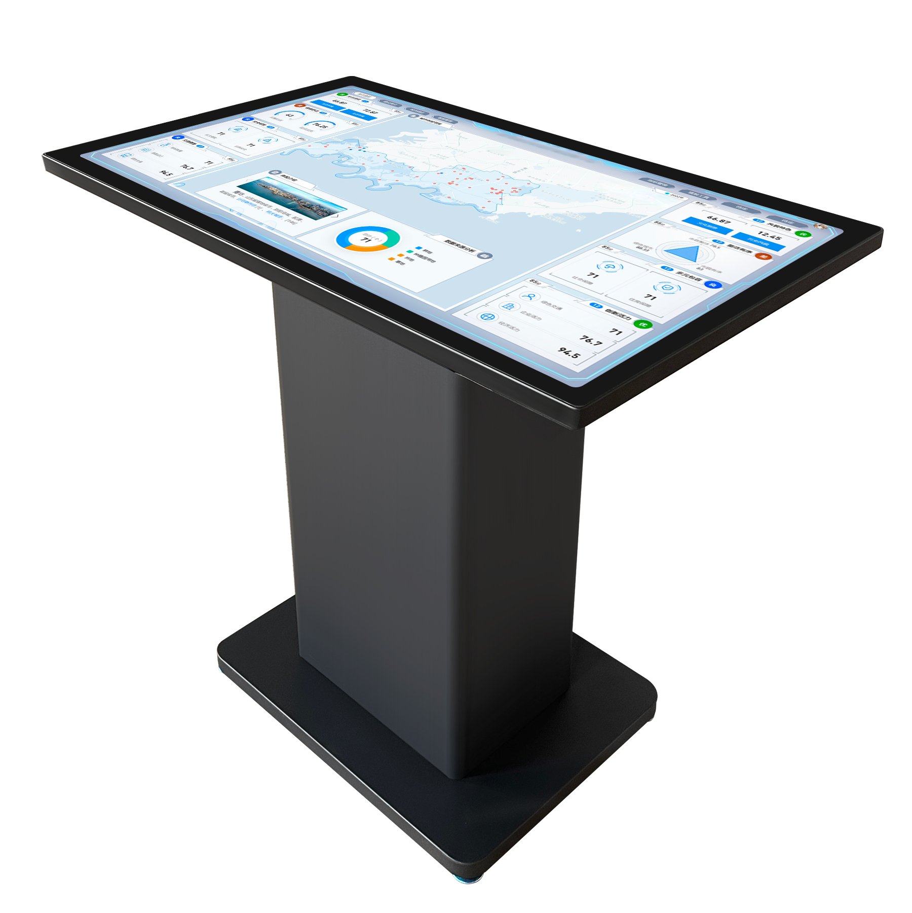 Interactive LCD Screen Digital Smart Gaming Touch Table