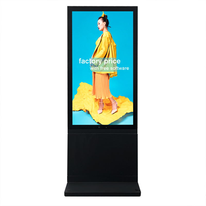 Outdoor Waterproof IP 65 2500nits High Brightness LCD Capacitive Touch Screen Wifi Advertising Digital Signage
