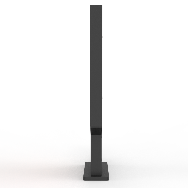 Narrow Edge Three 32 43 49 55 Inch 2500 Nit Advertising Video Player Totem High Brightness Waterproof IP66 Stand Outdoor Screen