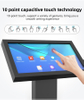 Outdoor Capacitive Touch Digital Signage Totem with Weather-Proof Design
