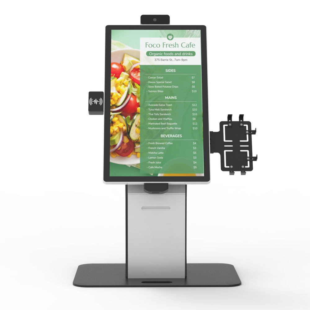 15.6 Inch Touch Screen POS Terminal Desktop Self-Service Payment Ordering Kiosk