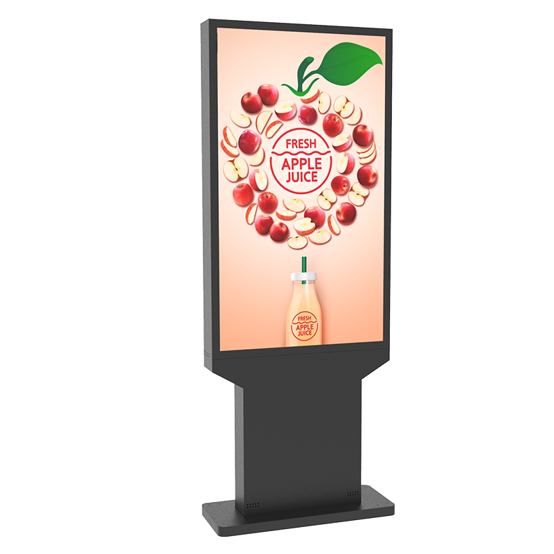 43 Inch 2500nits with Built-In CMS for Shopping Mall IP66 Rated Floor Standing Outdoor Waterproof LCD Advertising Display