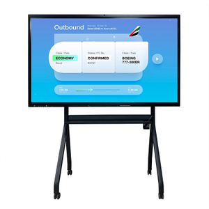Factory Price 4k 65 75 86 98 110 Inch Touch Screen teaching meeting room Multi-language Lcd Smart Android Interactive Whiteboard
