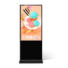 Indoor Totem Video Display ultra Thin Touch Screen Advertising Floor Stand Digital Vertical Lcd Signage