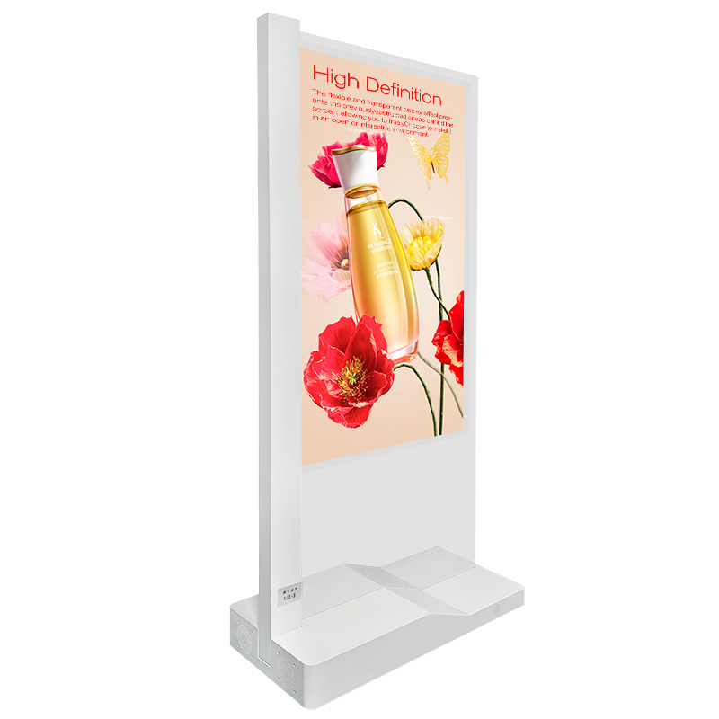 Floor Standing Transparent Screen OLED Digital Signage