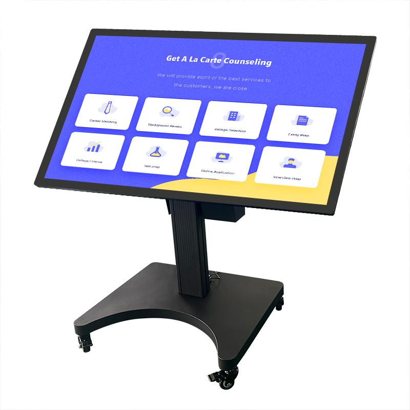 trade show multi flip 43 55 inch smart player interactive display lifting touch screen table