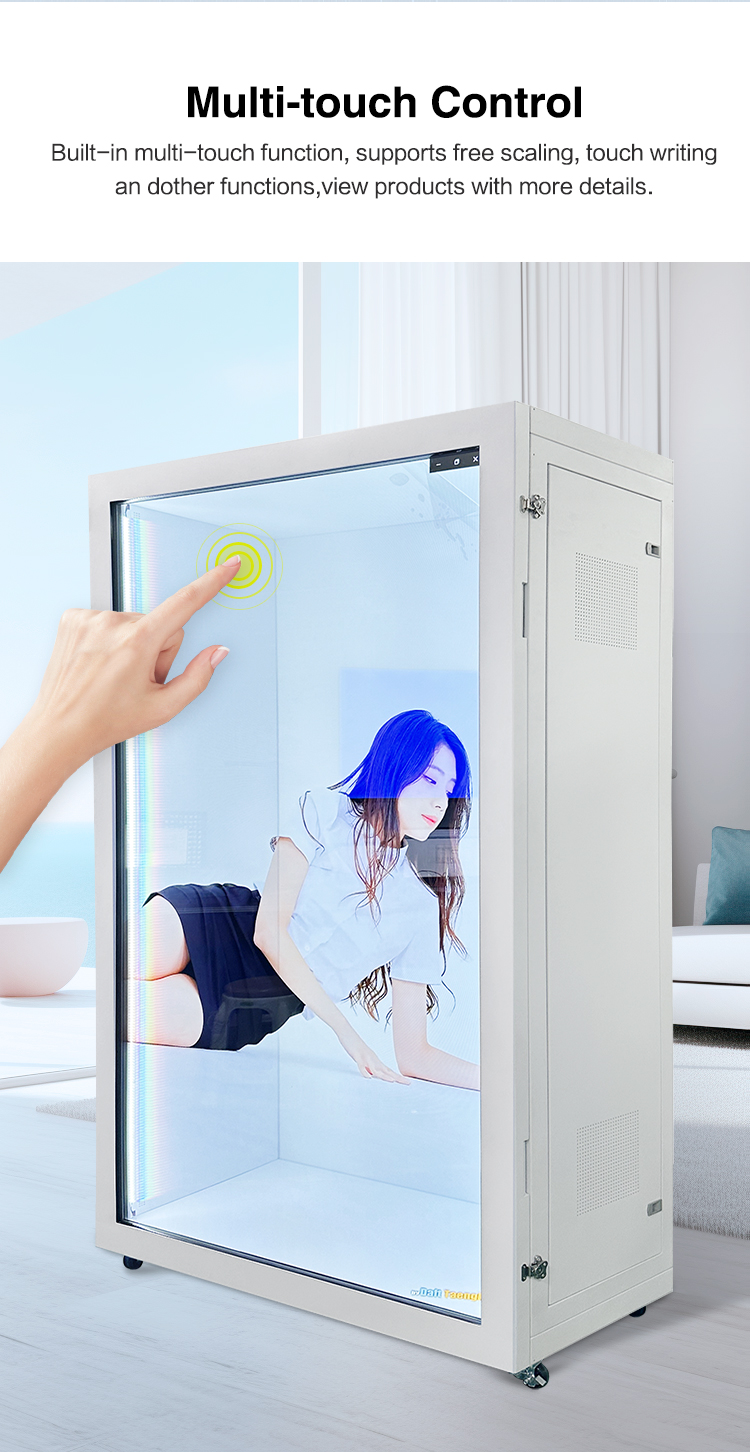 transparent display cabinet 04