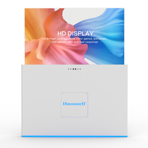 55 Inch Remote Control Lifting Digital Touch Signage Oled Transparent Lift Kiosk