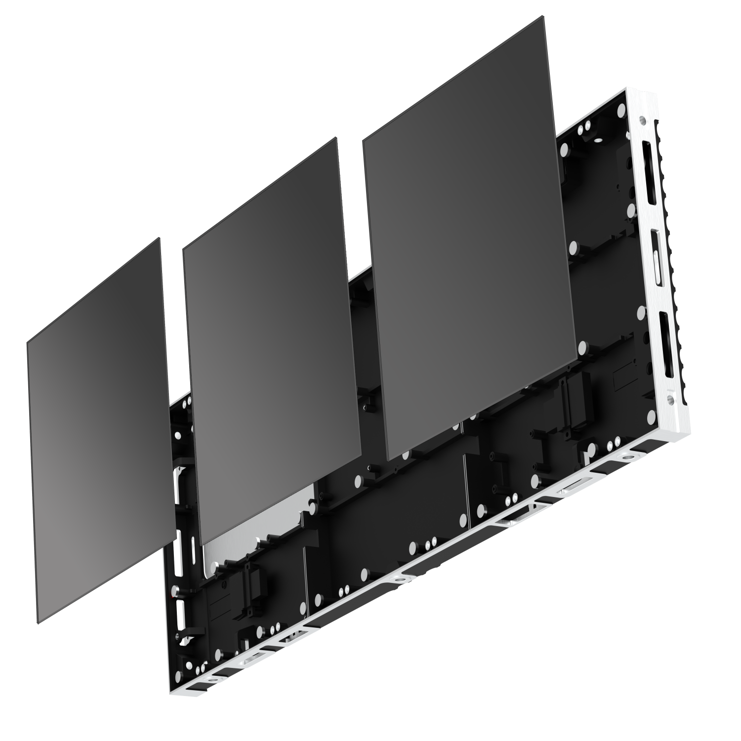 Customized shape P2.5 High Resolution HD Digital Advertising Screen Fix Installation Full Color Indoor LED Display Video Wall