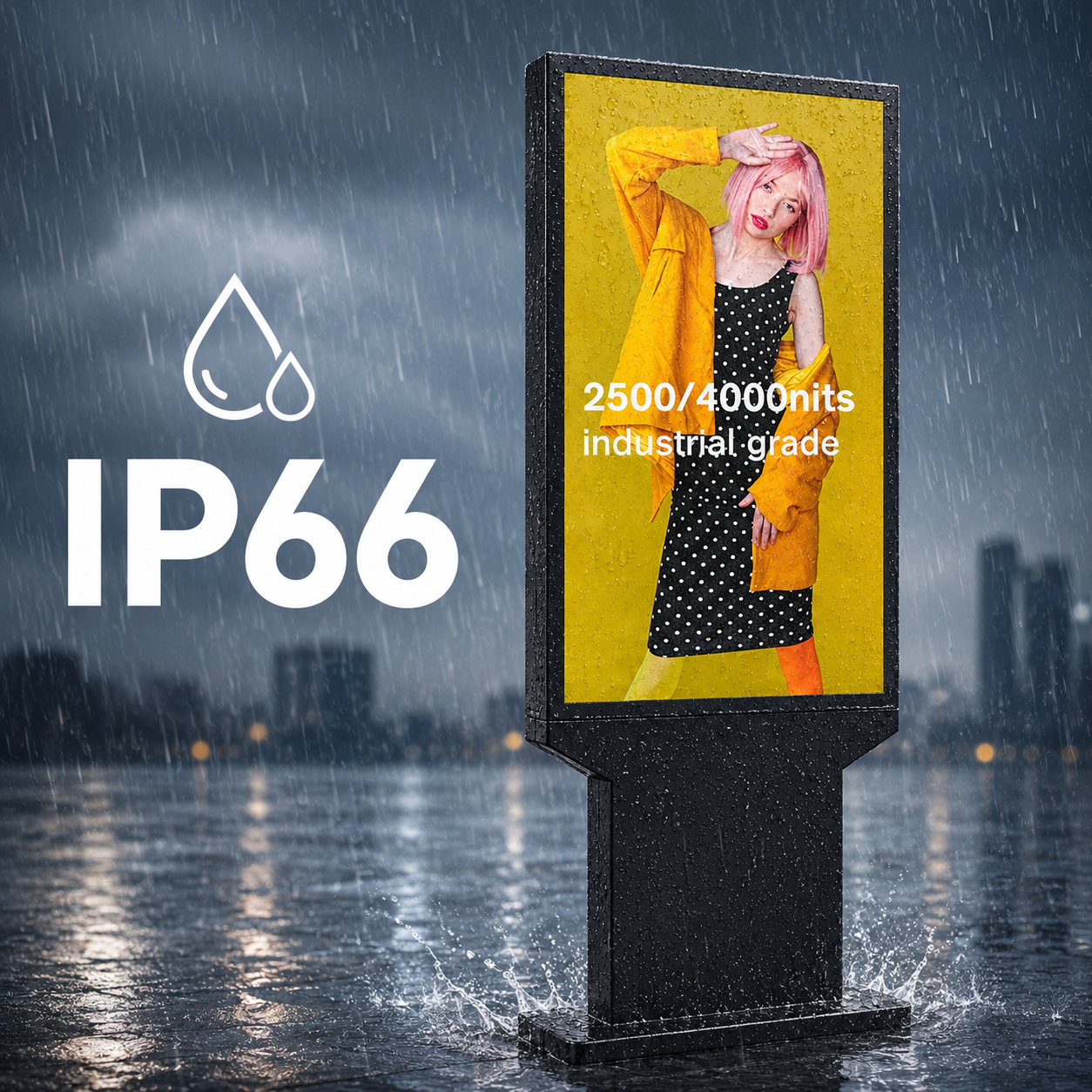 IP66 outdoor digital signage
