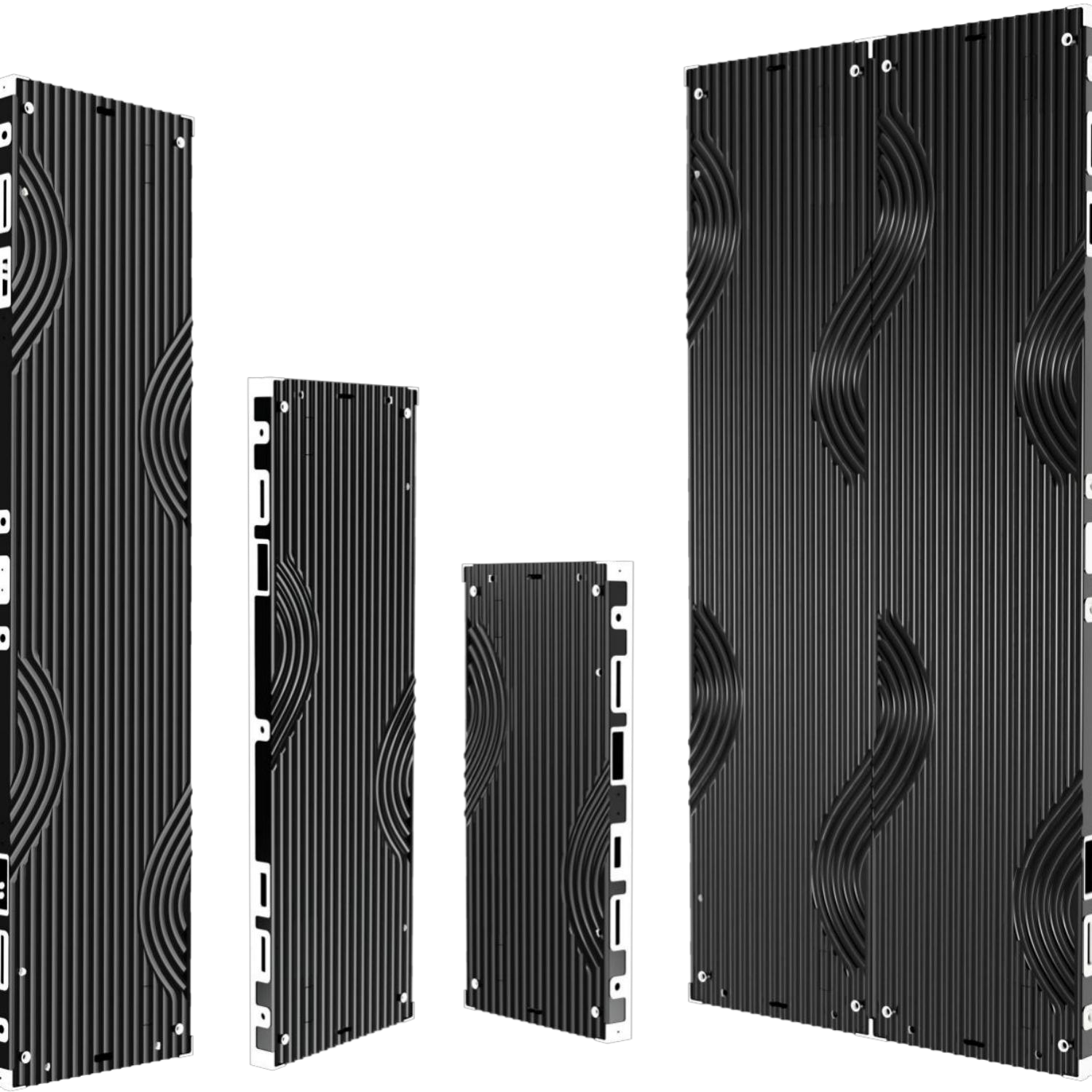 Customized shape P2.5 High Resolution HD Digital Advertising Screen Fix Installation Full Color Indoor LED Display Video Wall